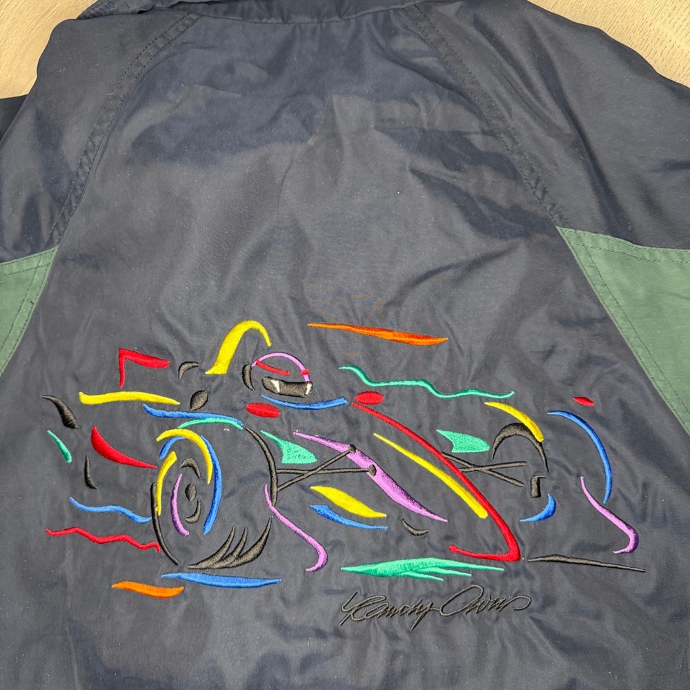 Vintage Randy Owens F1 Racing Embroidered Bomber Jacket - Picture 5 of 12
